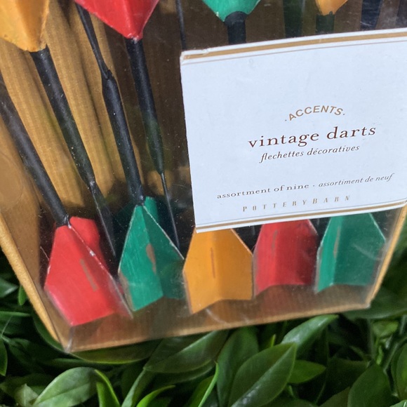 Pottery Barn Rustic Vintage Decorative Accent Darts Vase Filler 🎯 - Picture 8 of 12
